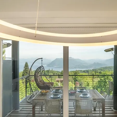 アパート Lakescape - Con Terrazza, Vista E Piscina Gignese